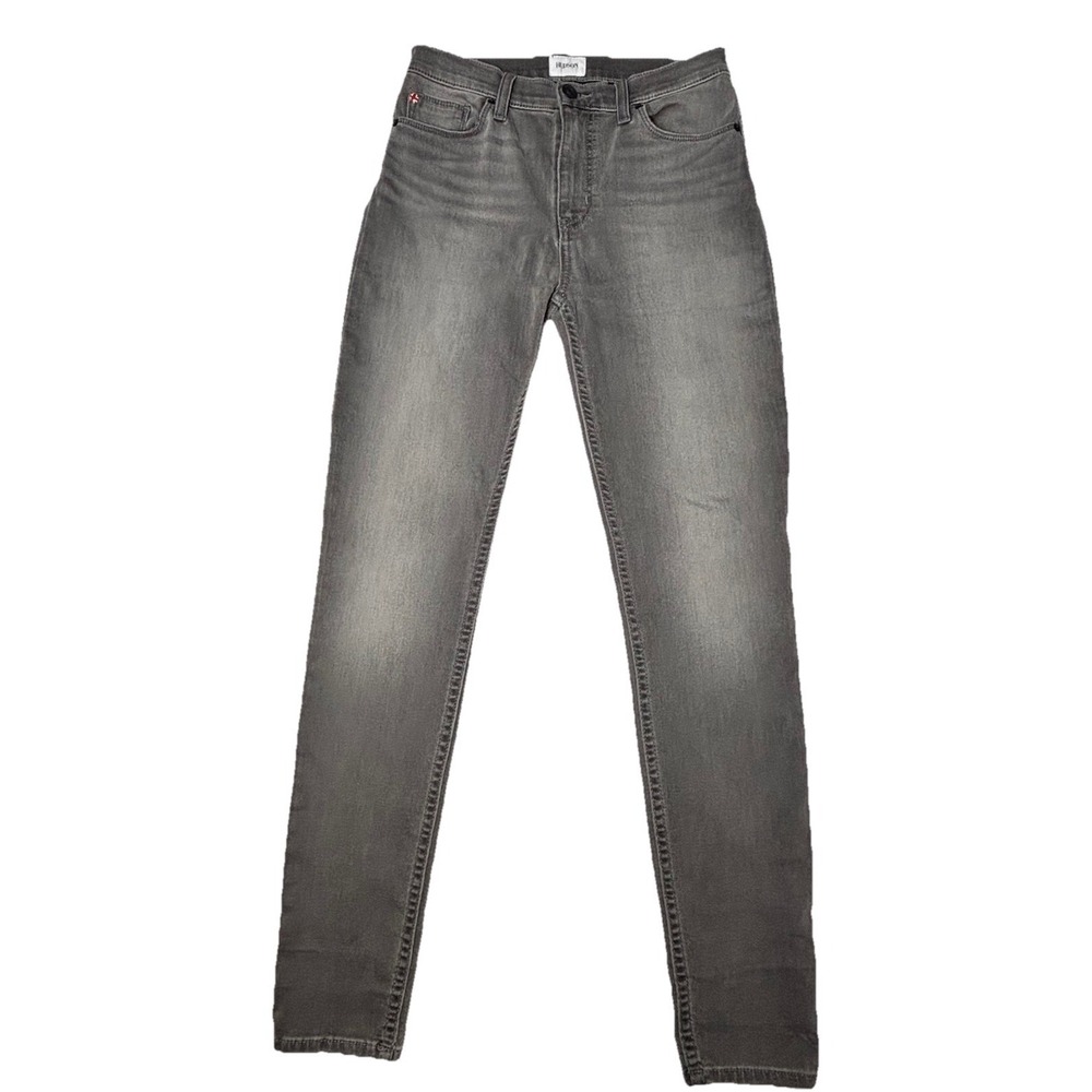 Hudson Blair High Rise Super Skinny Jeans 28x30 Gray Stretch Denim